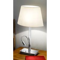 Franklite TL819/1058 Table Lamp In Chrome With Reading Light