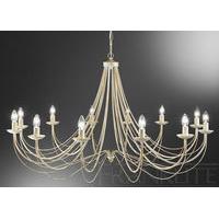 Franklite FL2172/12 Philly Cream Ceiling 12 Light