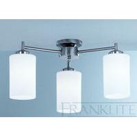 Franklite CO9313/727 Decima 3 Light Semi Flush Ceiling Light