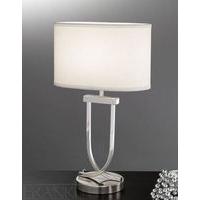 Franklite TL870 One Light Table Lamp With Chrome Finish