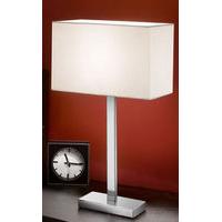 Franklite TL875 One Light Table Lamp With Chrome Finish