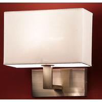 Franklite WB979 One Light Wall Light With Bronze Finish