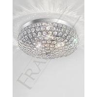 franklite fl22753 marquesa 3 light chrome flush ceiling light