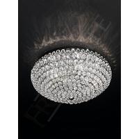 Franklite FL2275/6 Marquesa 6 Light Crystal Flush Ceiling Light