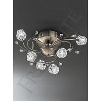 Franklite FL2169/6 Podette, Bronze 6 Light Semi Flush Light