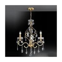 Franklite FL2159/3 Chiffon, Gold 3 Light Ceiling Light