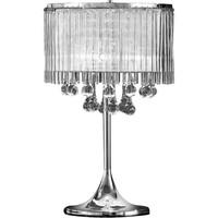Franklite Spirit TL853 3 Light Chrome and Crystal Table Lamp