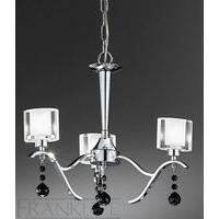 Franklite FL2164/3 Theory Chrome Ceiling 3 Light