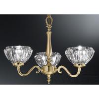 Franklite FL2229/3/430 Castilla 3 Light Cast Brass Chandelier