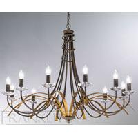 franklite fl223212 fusion antique 12 light chandelier