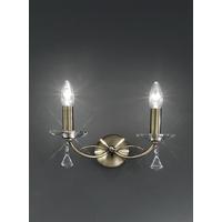 Franklite FL2228/2 Monaco Bronze 2 Light Wall Light