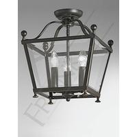 Franklite LA7004/3 Atrio 3 Light Antique Bronze Hanging Lantern