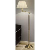 franklite sl208 bronze swing arm floor lamp with shade