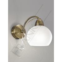 Franklite FL2278/1 Thea 1 Light Modern Bronze & Crystal Wall Light