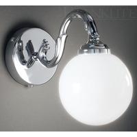 franklite fl22571456 chrome bathroom wall light