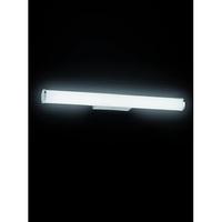 Franklite WB063 Large Chrome Finish Horizontal LED Wall Light With Diffuser- Width: 585mm