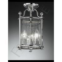 Franklite LA7000/3 Pasillo 3 Light Chrome Flush Lantern