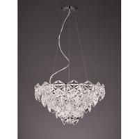 franklite fl23517 mosaic 7 light ceiling pendant in chrome with hexago ...