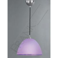 franklite fl22901950 vetross 1 light large ceiling pendant in lilac