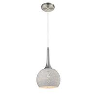 Franklite PCH136 Perfora Ceiling Pendant - 200mm Diameter - In White Metal With Chrome Finish