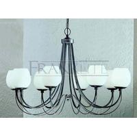 Franklite PE3278 Gemini 8 Light Iron Chandelier