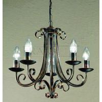 Franklite PE7545 Babylon Autumn 5 Light Chandelier