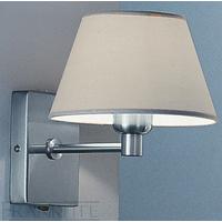 Franklite WB501/9002 1 Light Wall Light Finished in Satin Nickel
