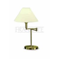 Franklite TL758 1 Light Swing-Arm Table Lamp Finished in Bronze