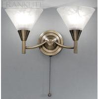 Franklite FL2251/2 Harmony Bronze 2 Light Wall Light