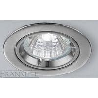 franklite rf282 low voltage halogen satin nickel fixed recessed downli ...