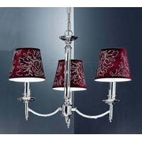 franklite fl20903 petrushka 3 light chrome chandelier