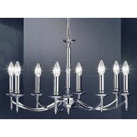 franklite fl20908 petrushka 8 light chrome chandelier