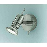 franklite spot8881 scintilla 1 light satin nickel spotlight fitting