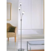 Franklite SP80023 Campani 3 Light Silver Floor Lamp