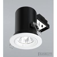 franklite rf277 recessed downlight with white finish