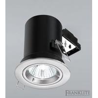 franklite rf278 recessed downlight with nickel finish