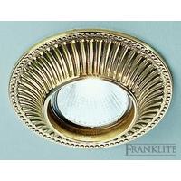 Franklite RF92 Recessed Downlight In Cast Brass