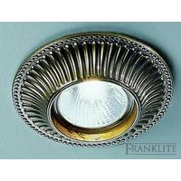 franklite rf93 recessed downlight bronzed cast brass