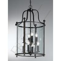 franklite la70018 pasillo 8 light antique bronze hanging lantern
