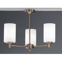 Franklite FL2272EL/3 Decima Bronze Low Energy Semi-Flush Lamp