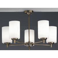 franklite fl2272el5 decima low energy semi flush ceiling lamp