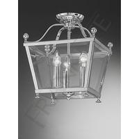 Franklite LA7002/3 Atrio 3 Light Chrome Hanging Lantern