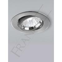 franklite rf275 mains voltage halogen nickel tilt recessed downlight