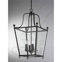 Franklite LA7005/4 Atrio 4 Light Bronze Square Ceiling Lantern