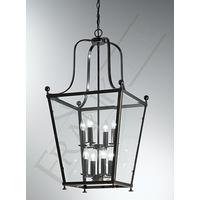 Franklite LA7005/8 Atrio 8 Light Bronze Square Ceiling Lantern