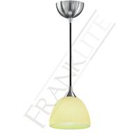 franklite fl22901940 vetross 1 light small ceiling pendant in lime