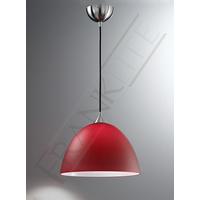 franklite fl22901934 vetross 1 light medium ceiling pendant in red