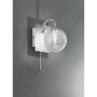 Franklite FL2313/1 Switched Chrome and Glass Bathroom Wall Light