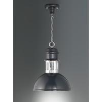 franklite pch123 sassy modern bluegrey industrial style pendant light