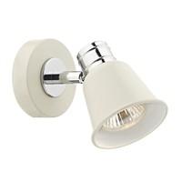 FRY0733 Fry 1 Light Wall Light in Pale Cream Finish